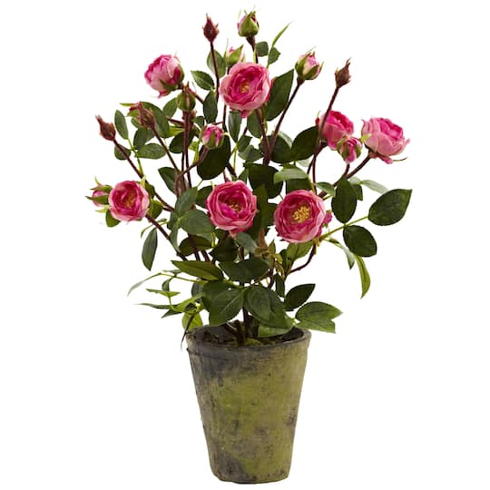 14&#x22; Potted French Rose Garden